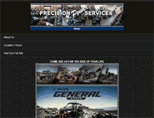 Tablet Screenshot of precisionpowerservices.com